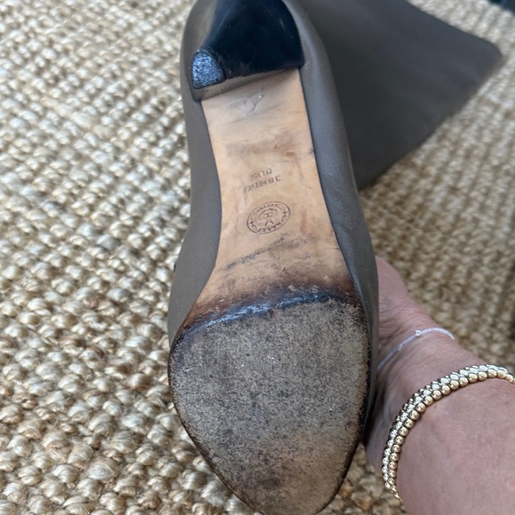 Bally Taupe Heeled Boots - Picture 4 of 6